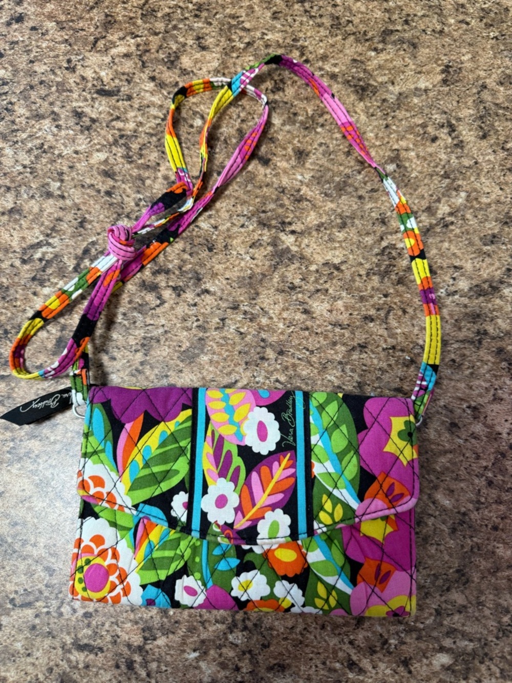 Vera Bradley Multicolor Floral Quilted Crossbody